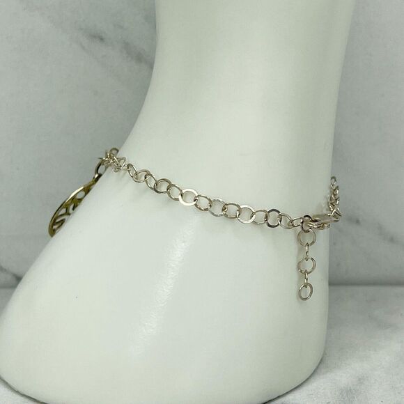 Mexico Sterling Silver 925 Butterfly Bracelet ✨ Chain Link Charm Delicate 🦋 - Picture 12 of 12